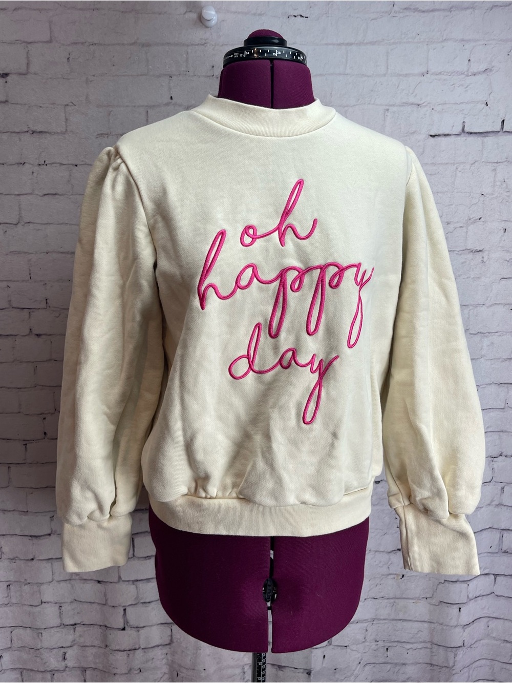Labelrail x Nashville tash oh happy day crew neck sweatshirt size 12